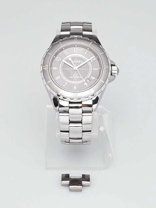 Chanel Gunmetal J12 Titanium Ceramic 41mm Chromatic Automatic Watch